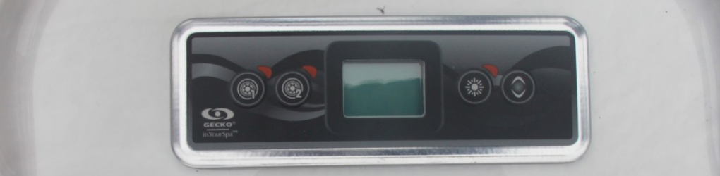 hot tub control panel