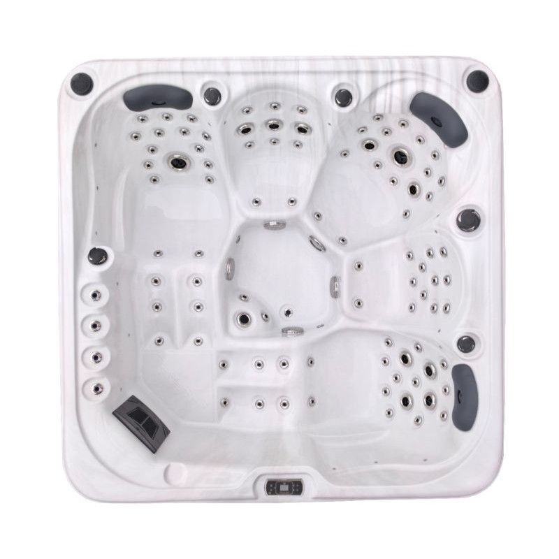 Rose Duo - 5 Person Hot Tub - White & Black Colours