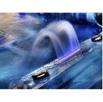 destiny hot tub fountain blue shell purple li