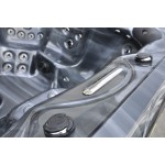 destiny hot tub grey shell surface view